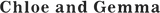Chloe and Gemma logo