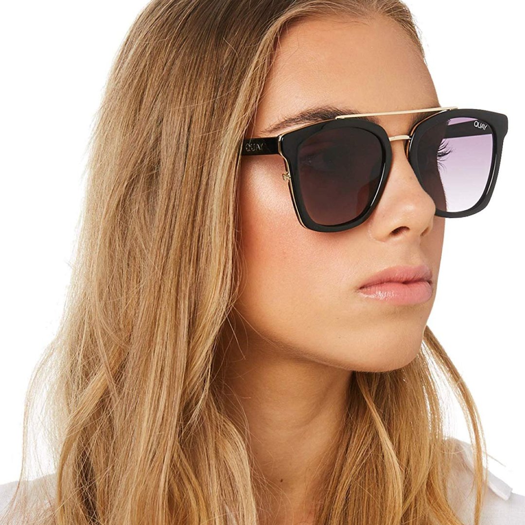 Model wearing Quay Women