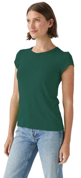 Michael Stars Trudy Supima Short Sleeve Tee in Ivy