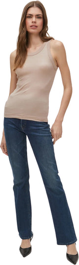 Michael Stars Paloma Shine Tank Top in Gild