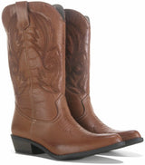 Coconuts by Matisse Gaucho Cowboy Mid Length Boot in Brown