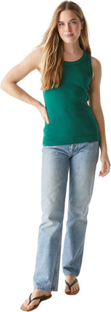 Michael Stars Paloma Tank Top in Ivy