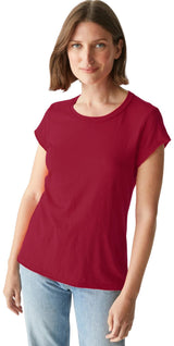 Michael Stars Trudy Supima Short Sleeve Tee in Jam