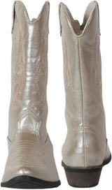Coconuts by Matisse Gaucho Cowboy Mid Length Boot in Platino Metallic