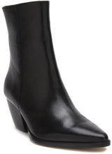 Matisse Caty Western Ankle Boot in Smooth Black