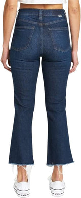 DAZE Shy Girl High Rise Crop Flare Jeans in Changes