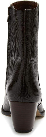 Matisse Caty Western Ankle Boot in Chocolate Lizard