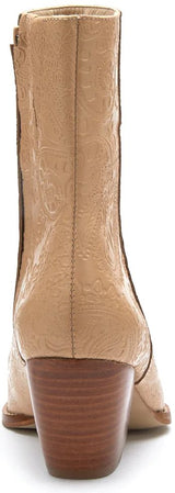 Matisse Caty Western Ankle Boot in Natural Paisley