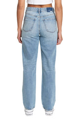 DAZE Sundaze High Rise Dad Denim Jeans in Reset - Back