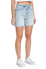 DAZE Sundaze High-Rise Shorts in Dropout - Side