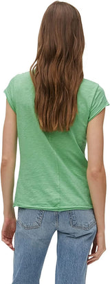 Michael Stars Trudy Supima Short Sleeve Tee in Fern