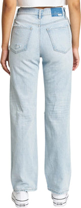 DAZE Sundaze High Rise Dad Denim Jeans in Motto - Back