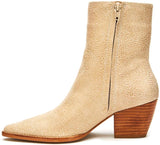 Matisse Caty Western Ankle Boot in Ivory Mini Leopard