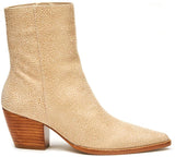 Matisse Caty Western Ankle Boot in Ivory Mini Leopard