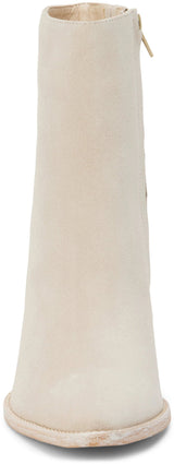 Matisse Caty Western Ankle Boot in Ecru Suede