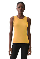 Michael Stars Paloma Tank Top in Saffron