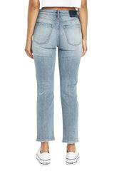 DAZE Daily Driver High Rise Skinny Straight Jeans in Obsessed - Back