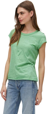 Michael Stars Trudy Supima Short Sleeve Tee in Fern