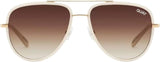 Quay Australia Unisex All In Oversized Aviator Sunglasses