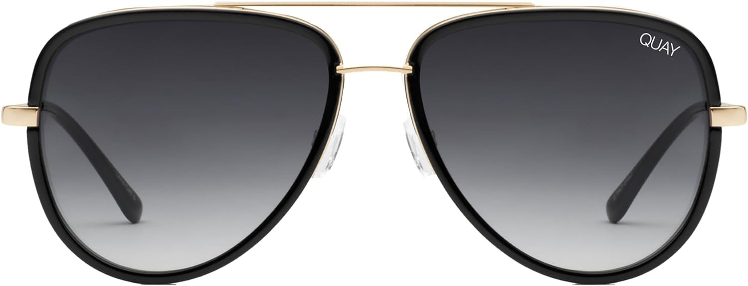 Quay Australia Unisex All In Oversized Aviator Sunglasses