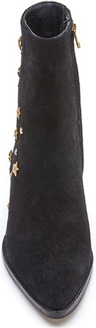 Matisse Caty Western Ankle Boot in Black Suede Stars