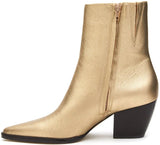 Matisse Caty Western Ankle Boot in Gold