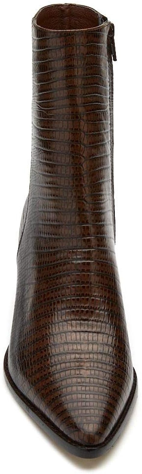 Matisse Caty Western Ankle Boot in Chocolate Lizard