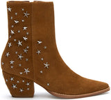 Matisse Caty Western Ankle Boot in Fawn Suede Stars