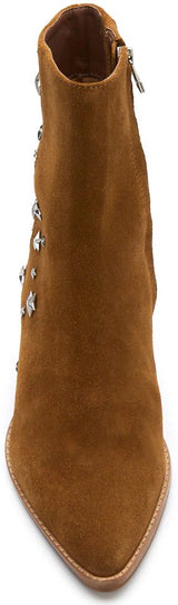 Matisse Caty Western Ankle Boot in Fawn Suede Stars