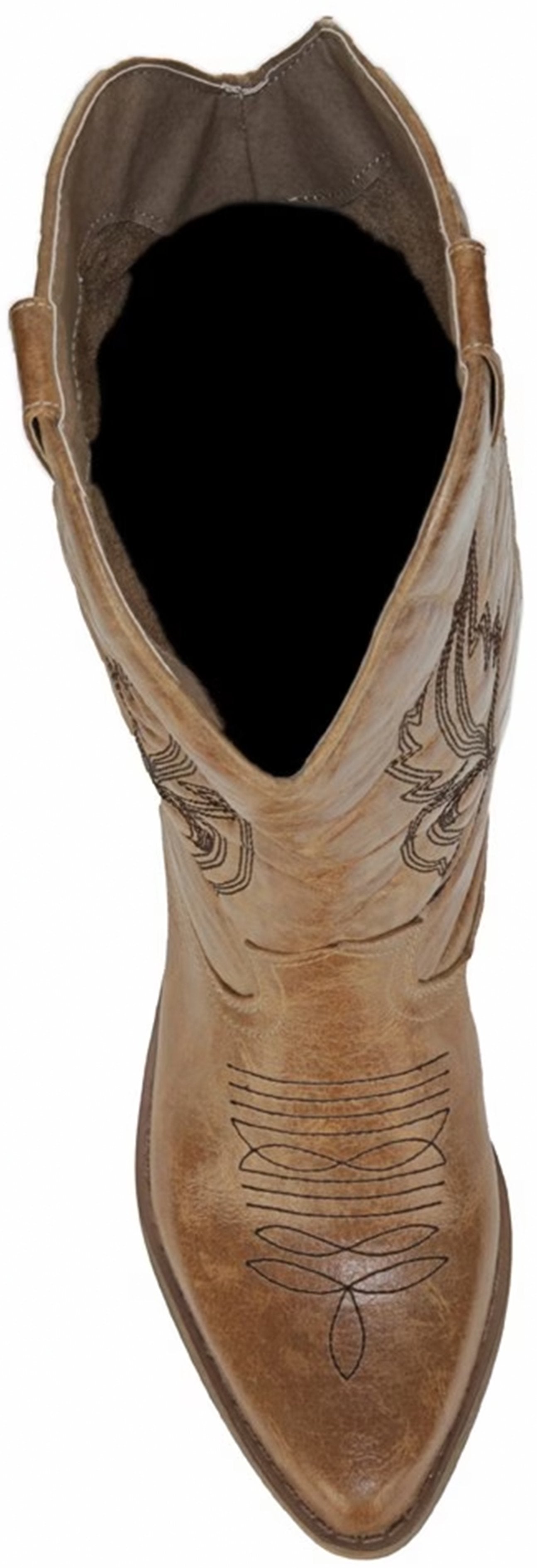 Coconuts by Matisse Gaucho Cowboy Mid Length Boot in Tan