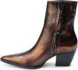 Matisse Caty Western Ankle Boot in Coper Brushoff