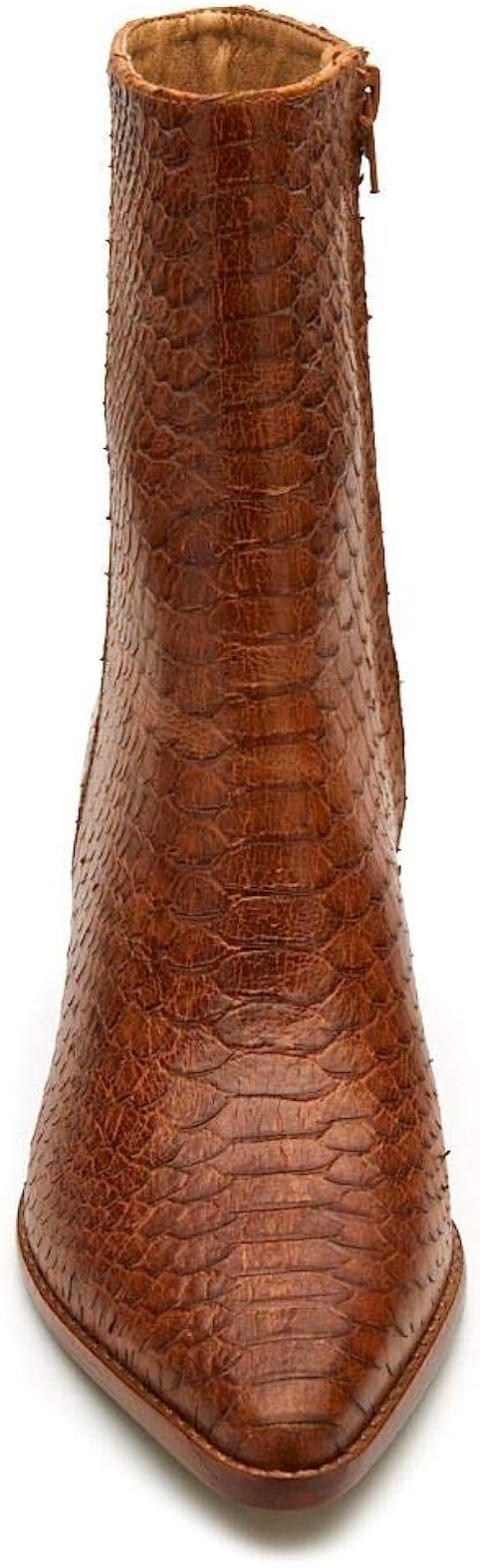 Matisse Caty Western Ankle Boot in Cognac Snake