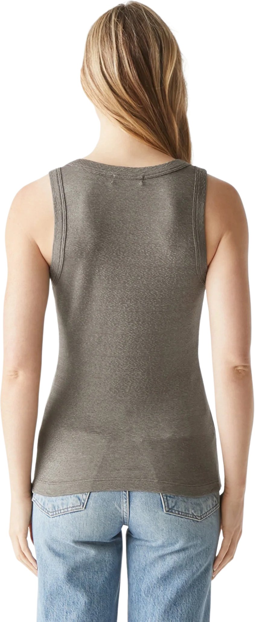 Michael Stars Paloma Shine Tank Top in Oxide