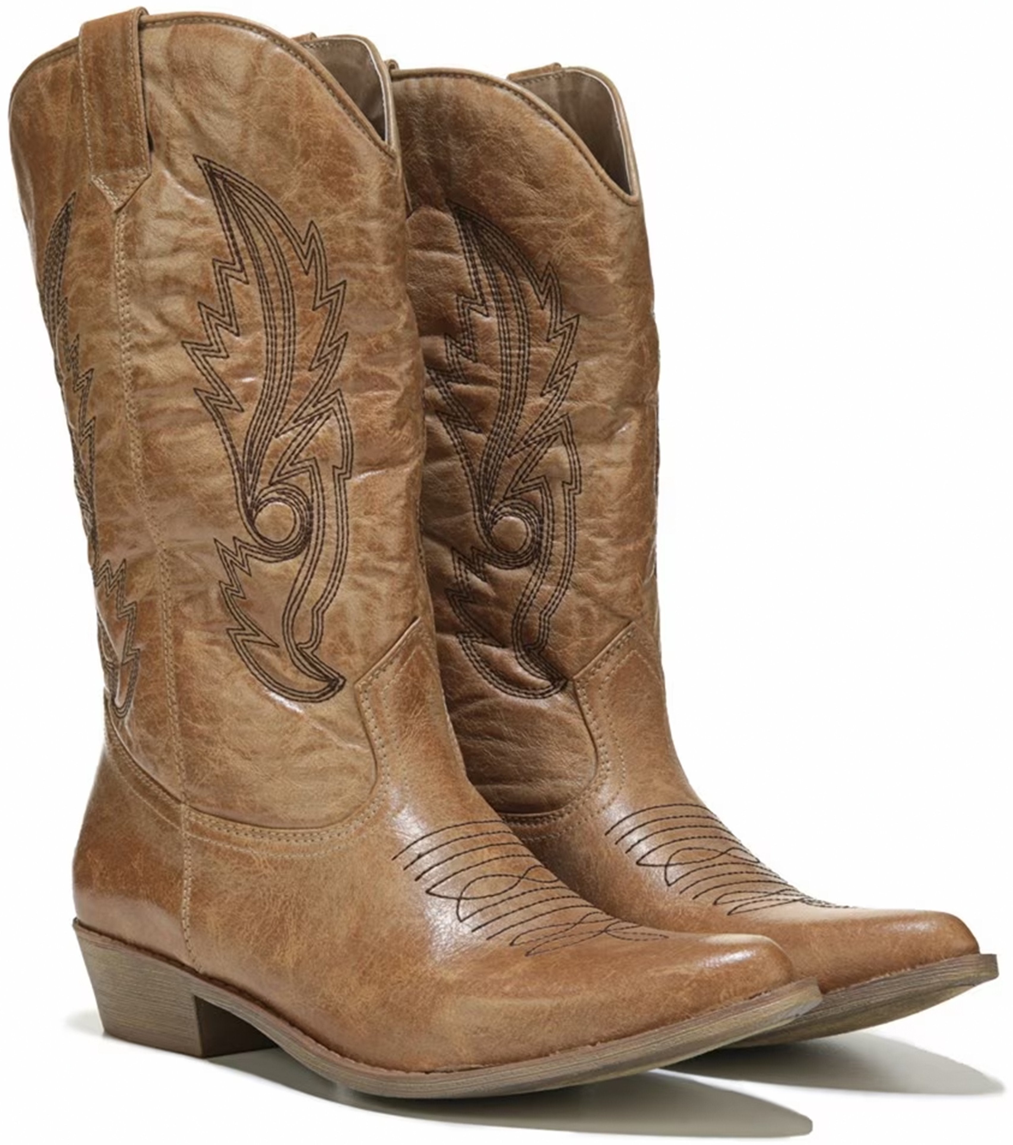 Coconuts by Matisse Gaucho Cowboy Mid Length Boot in Tan