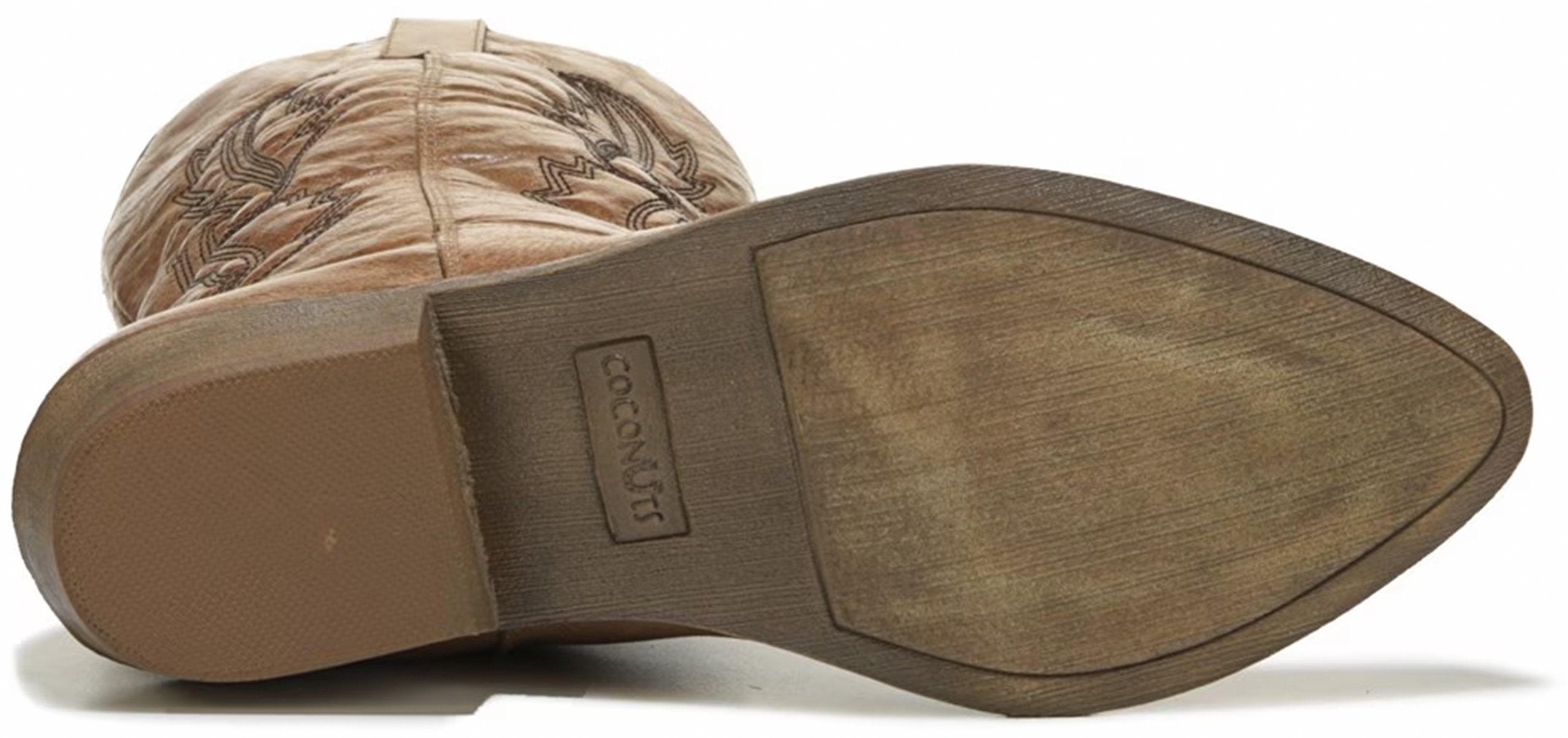 Coconuts by Matisse Gaucho Cowboy Mid Length Boot in Tan