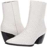 Matisse Caty Western Ankle Boot in White Snake/Black